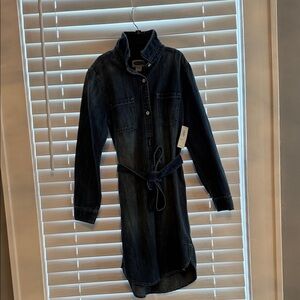 Old Navy Blue Denim Kids Casual Dress
